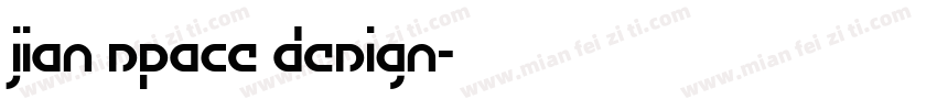 JIAN SPACE DESIGN字体转换